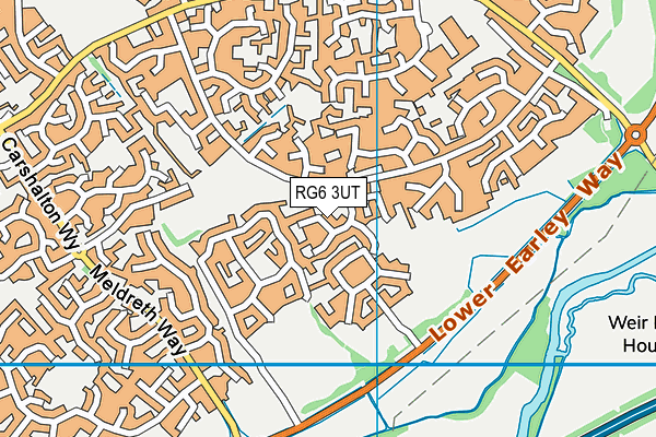 RG6 3UT map - OS VectorMap District (Ordnance Survey)