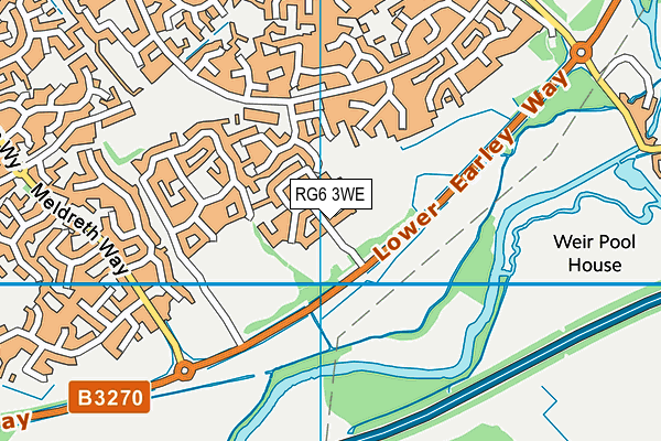 RG6 3WE map - OS VectorMap District (Ordnance Survey)