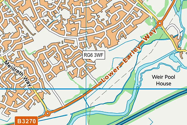 RG6 3WF map - OS VectorMap District (Ordnance Survey)