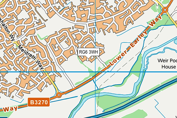 RG6 3WH map - OS VectorMap District (Ordnance Survey)