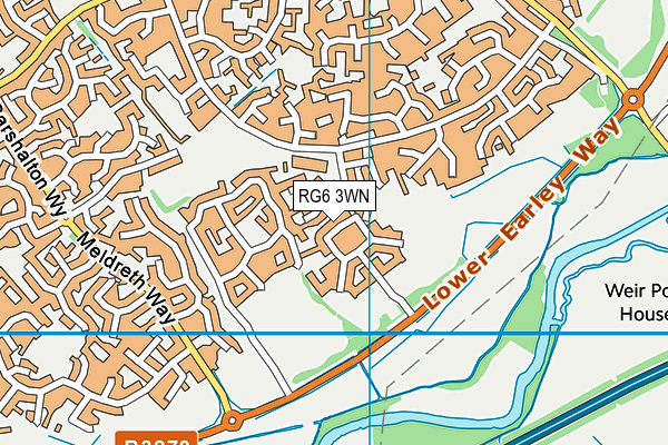 RG6 3WN map - OS VectorMap District (Ordnance Survey)