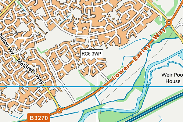 RG6 3WP map - OS VectorMap District (Ordnance Survey)