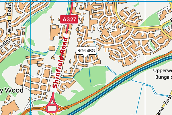 RG6 4BG map - OS VectorMap District (Ordnance Survey)