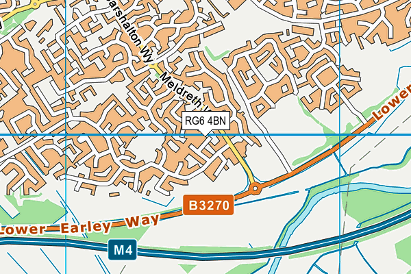 RG6 4BN map - OS VectorMap District (Ordnance Survey)