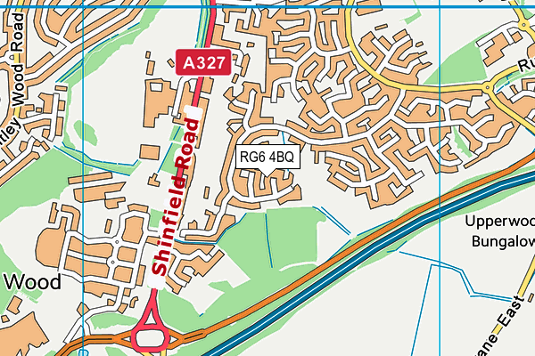 RG6 4BQ map - OS VectorMap District (Ordnance Survey)