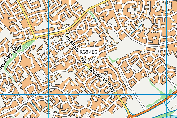 RG6 4EG map - OS VectorMap District (Ordnance Survey)