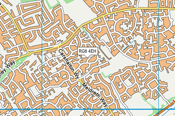 RG6 4EH map - OS VectorMap District (Ordnance Survey)