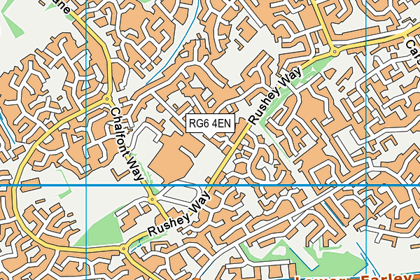 RG6 4EN map - OS VectorMap District (Ordnance Survey)