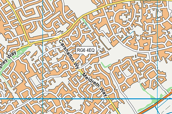 RG6 4EQ map - OS VectorMap District (Ordnance Survey)