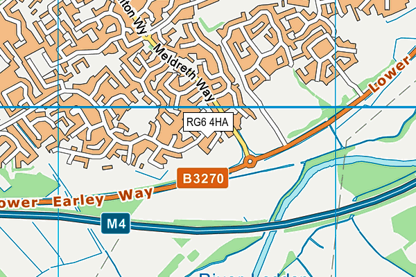 RG6 4HA map - OS VectorMap District (Ordnance Survey)