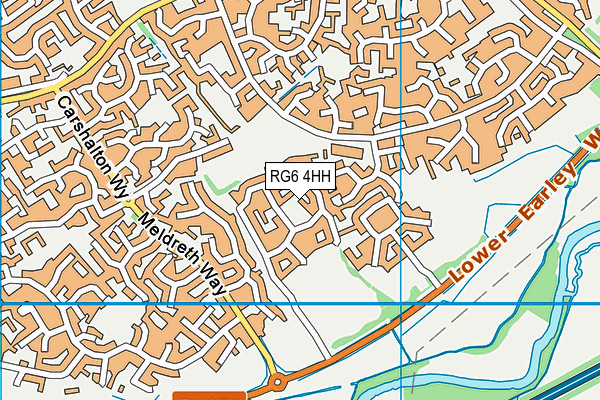 RG6 4HH map - OS VectorMap District (Ordnance Survey)