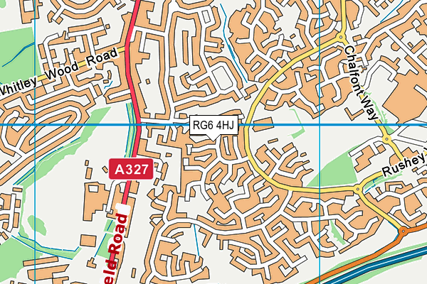 RG6 4HJ map - OS VectorMap District (Ordnance Survey)