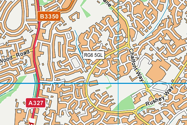 RG6 5GL map - OS VectorMap District (Ordnance Survey)