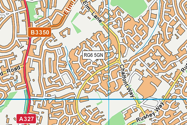 RG6 5GN map - OS VectorMap District (Ordnance Survey)