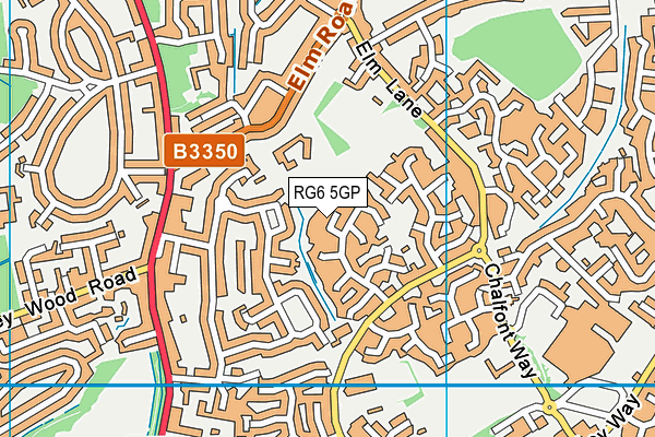 RG6 5GP map - OS VectorMap District (Ordnance Survey)