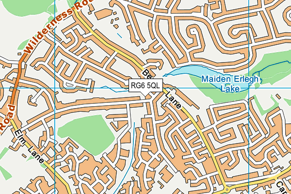 RG6 5QL map - OS VectorMap District (Ordnance Survey)