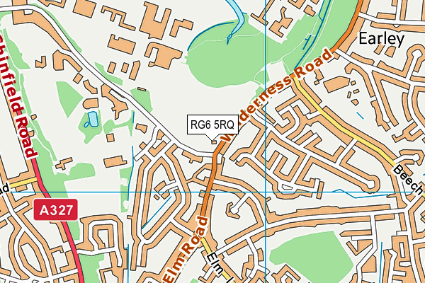 RG6 5RQ map - OS VectorMap District (Ordnance Survey)