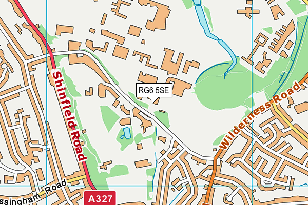 RG6 5SE map - OS VectorMap District (Ordnance Survey)