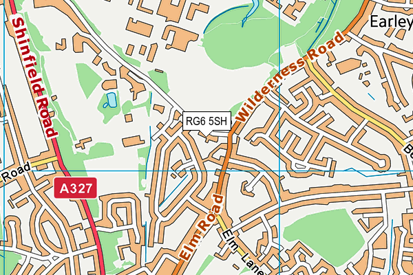 RG6 5SH map - OS VectorMap District (Ordnance Survey)