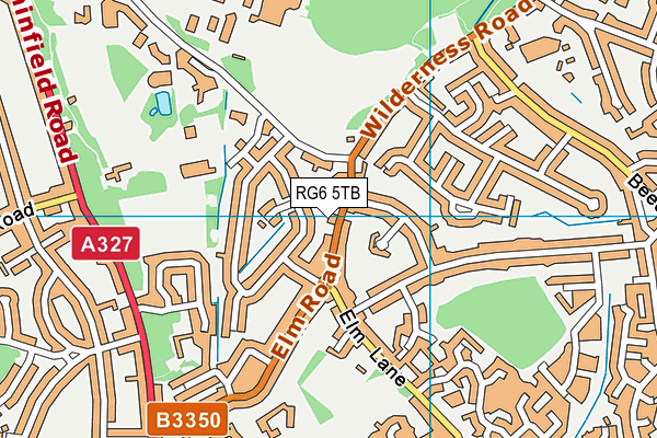 RG6 5TB map - OS VectorMap District (Ordnance Survey)