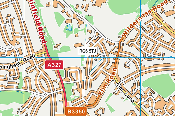 RG6 5TJ map - OS VectorMap District (Ordnance Survey)