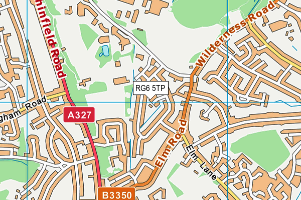RG6 5TP map - OS VectorMap District (Ordnance Survey)