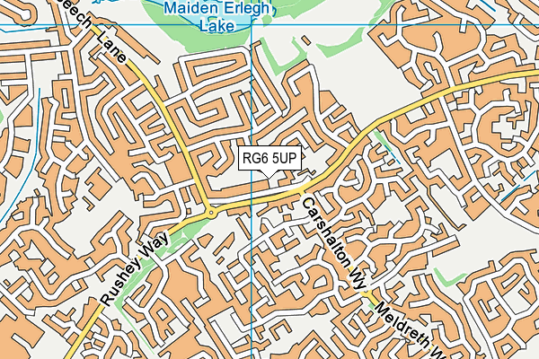 RG6 5UP map - OS VectorMap District (Ordnance Survey)