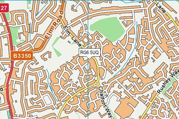 RG6 5UQ map - OS VectorMap District (Ordnance Survey)