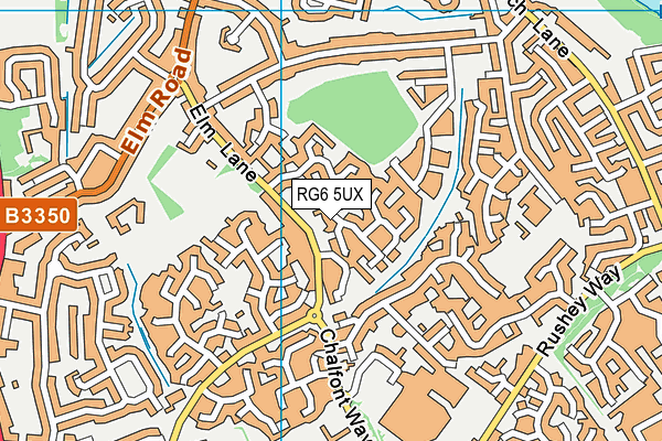 RG6 5UX map - OS VectorMap District (Ordnance Survey)