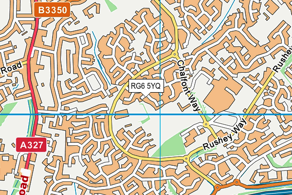RG6 5YQ map - OS VectorMap District (Ordnance Survey)