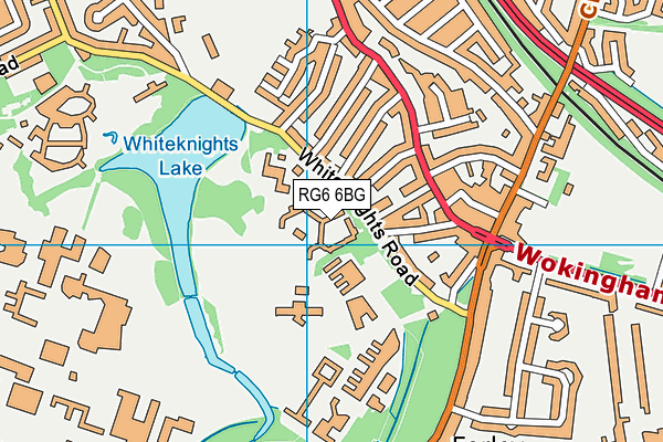 RG6 6BG map - OS VectorMap District (Ordnance Survey)