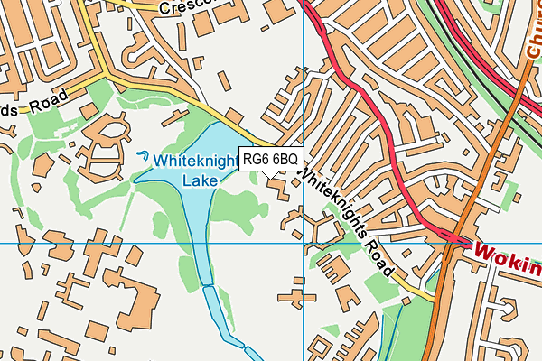 RG6 6BQ map - OS VectorMap District (Ordnance Survey)