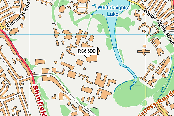 RG6 6DD map - OS VectorMap District (Ordnance Survey)