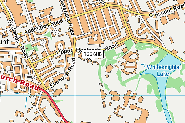 RG6 6HB map - OS VectorMap District (Ordnance Survey)