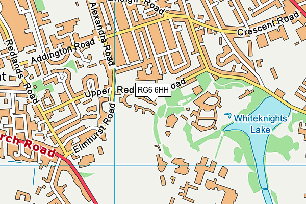 RG6 6HH map - OS VectorMap District (Ordnance Survey)
