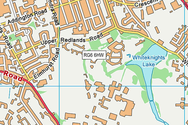 RG6 6HW map - OS VectorMap District (Ordnance Survey)