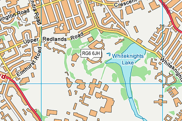 RG6 6JH map - OS VectorMap District (Ordnance Survey)
