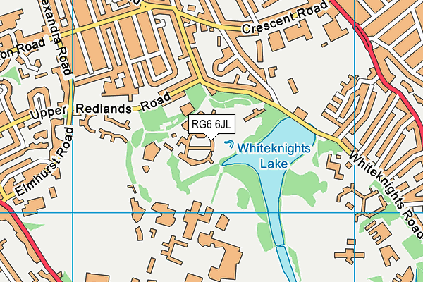 RG6 6JL map - OS VectorMap District (Ordnance Survey)