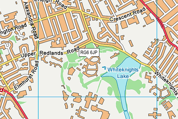 RG6 6JP map - OS VectorMap District (Ordnance Survey)