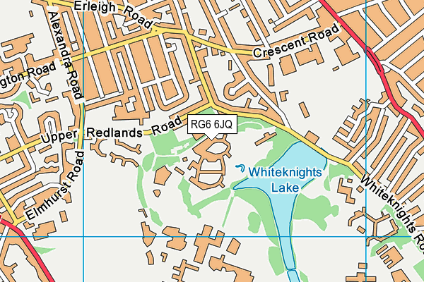 RG6 6JQ map - OS VectorMap District (Ordnance Survey)