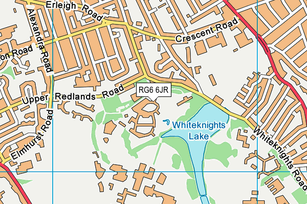 RG6 6JR map - OS VectorMap District (Ordnance Survey)