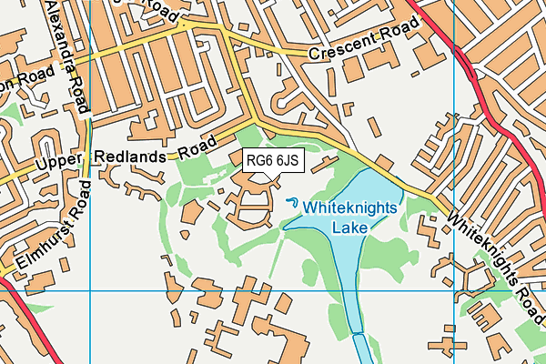 RG6 6JS map - OS VectorMap District (Ordnance Survey)