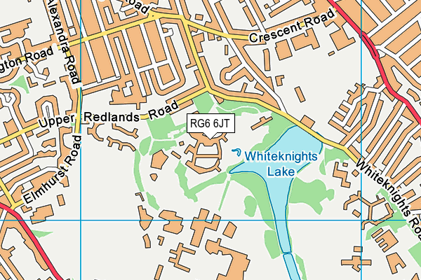 RG6 6JT map - OS VectorMap District (Ordnance Survey)