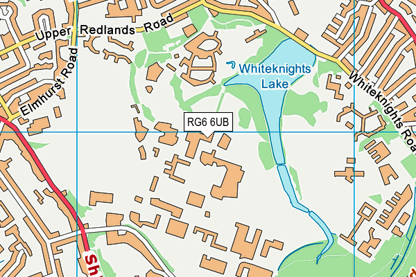 RG6 6UB map - OS VectorMap District (Ordnance Survey)