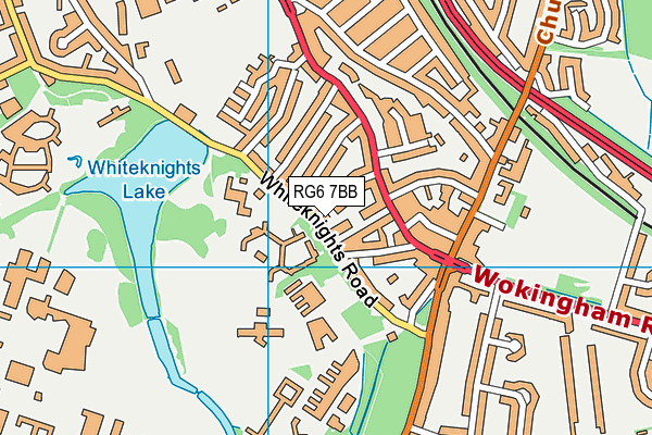 RG6 7BB map - OS VectorMap District (Ordnance Survey)