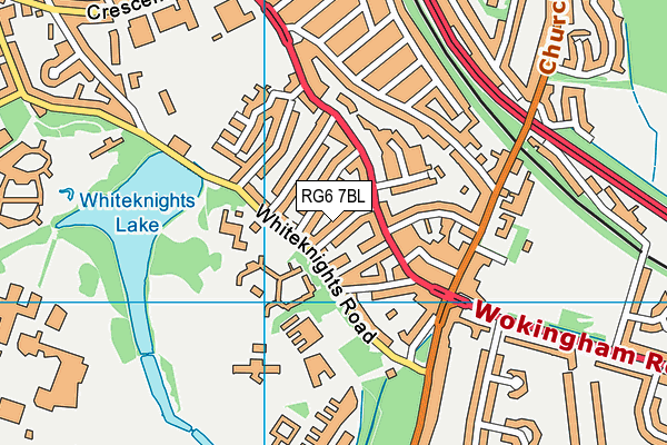 RG6 7BL map - OS VectorMap District (Ordnance Survey)