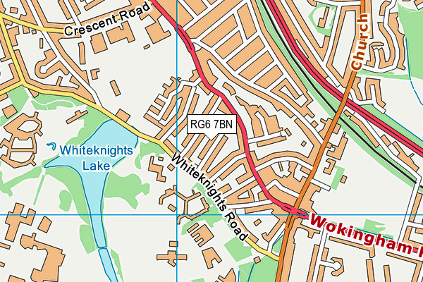 RG6 7BN map - OS VectorMap District (Ordnance Survey)