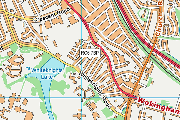 RG6 7BP map - OS VectorMap District (Ordnance Survey)