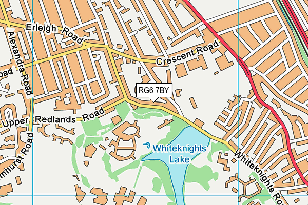 RG6 7BY map - OS VectorMap District (Ordnance Survey)