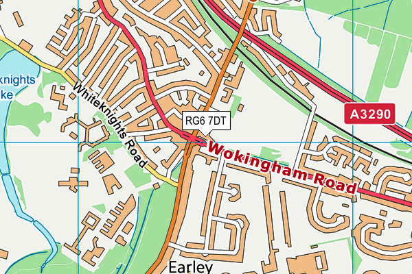 RG6 7DT map - OS VectorMap District (Ordnance Survey)